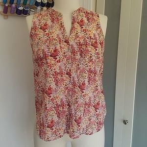 Ditsy Floral Tank Blouse